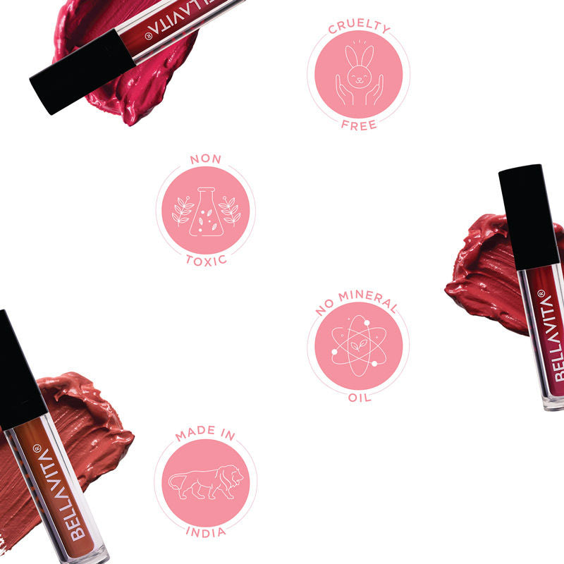 Bella Vita Organic Kiss-Proof Liquid Lipstick