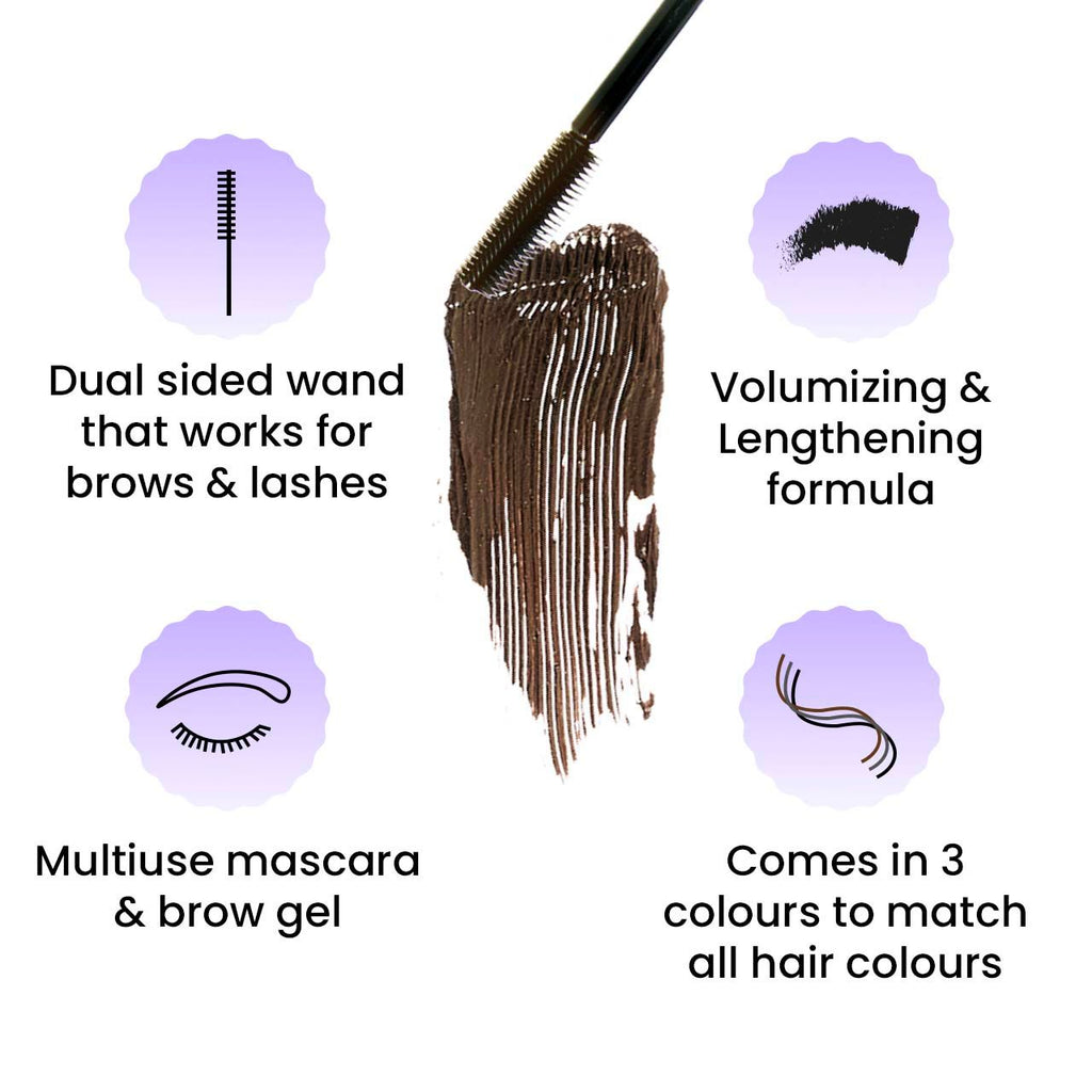 FAE Beauty Brash Volumizing & Lengthening Formula Dual Mascara and Brow Gel
