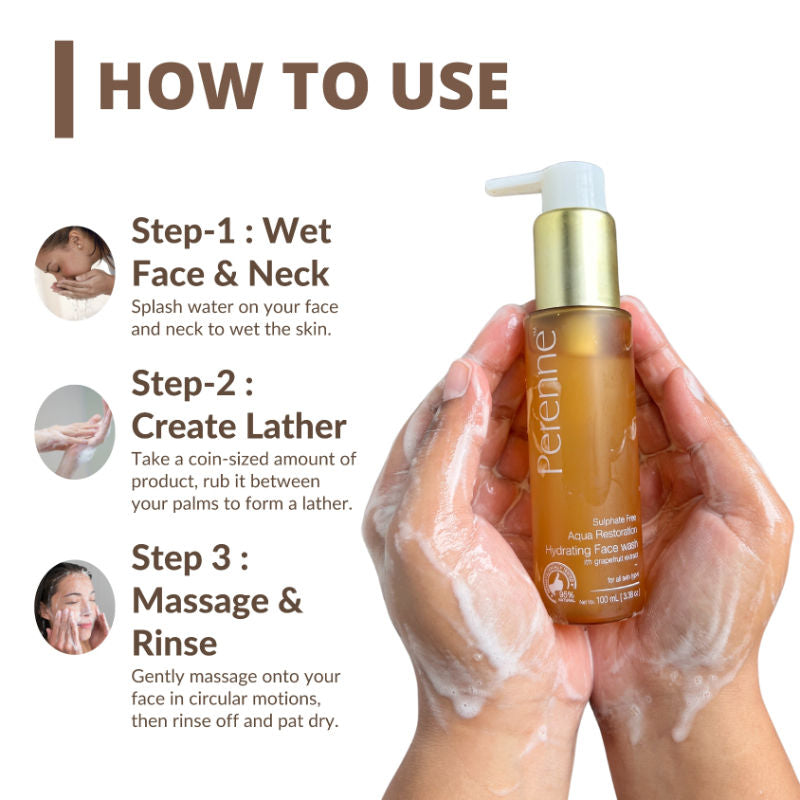 Perenne Sulphate Free Hydrating Face Wash