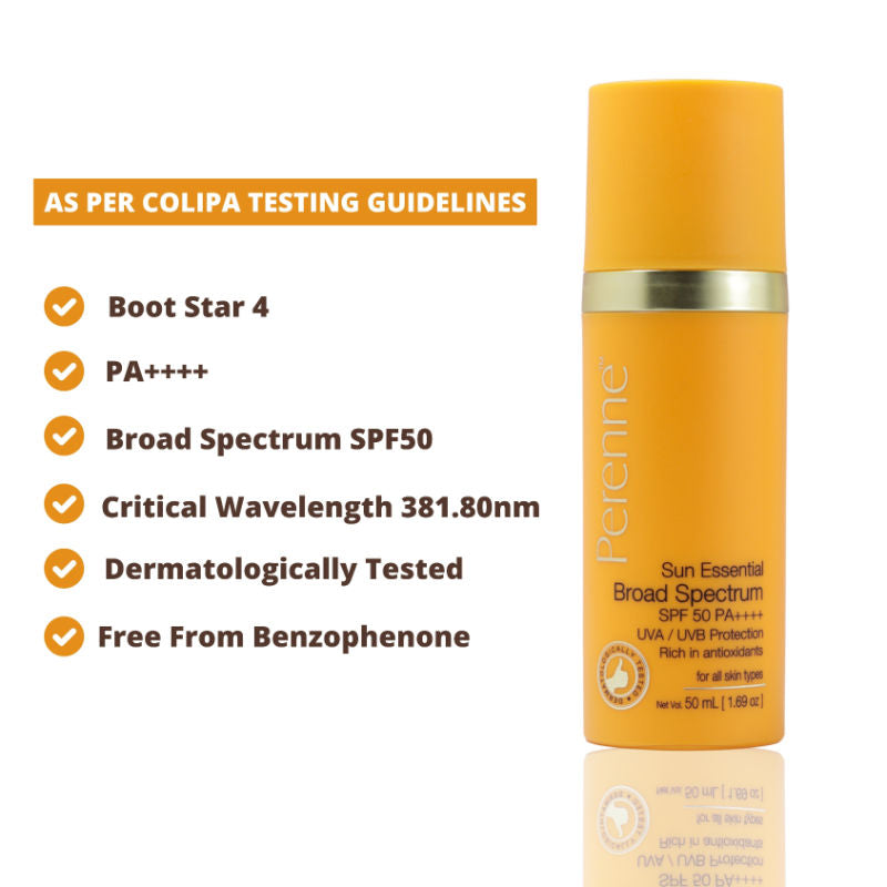 Perenne Broad Spectrum SPF 50 - For All Skin Types
