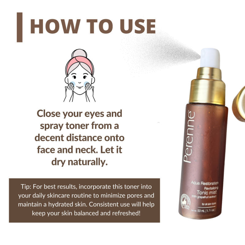 Perenne Revitalizing Tonic Mist For All Skin Types