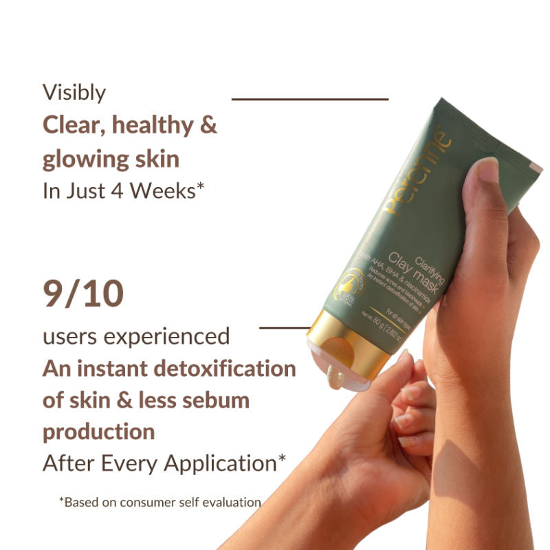 Perenne Clarifying Clay Mask (With AHA, BHA, Niacinamide)