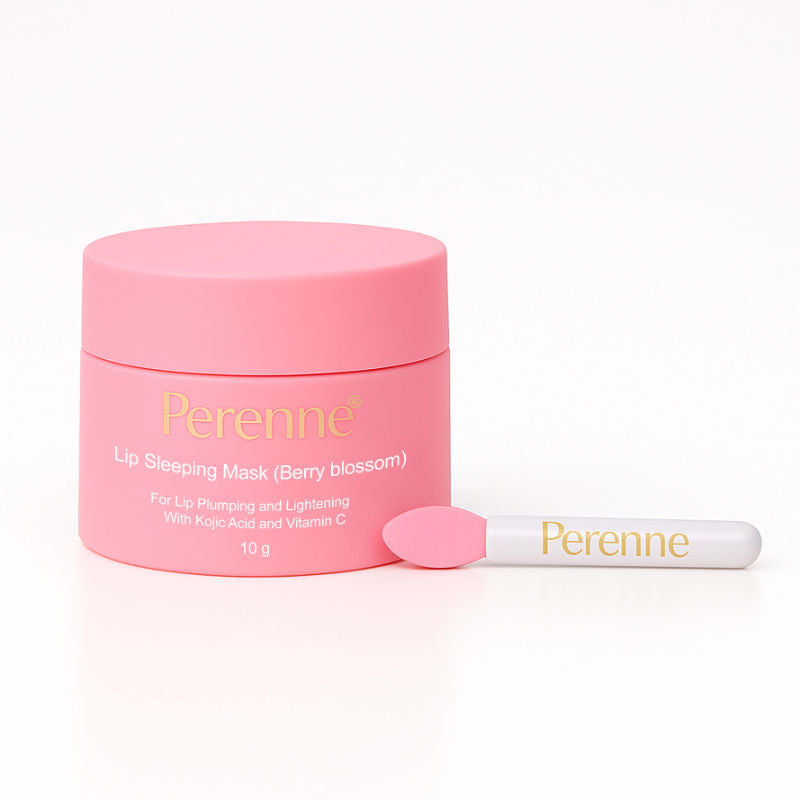 Perenne Lip Sleeping Mask With Kojic Acid & Vitamin C - Berry Blossom