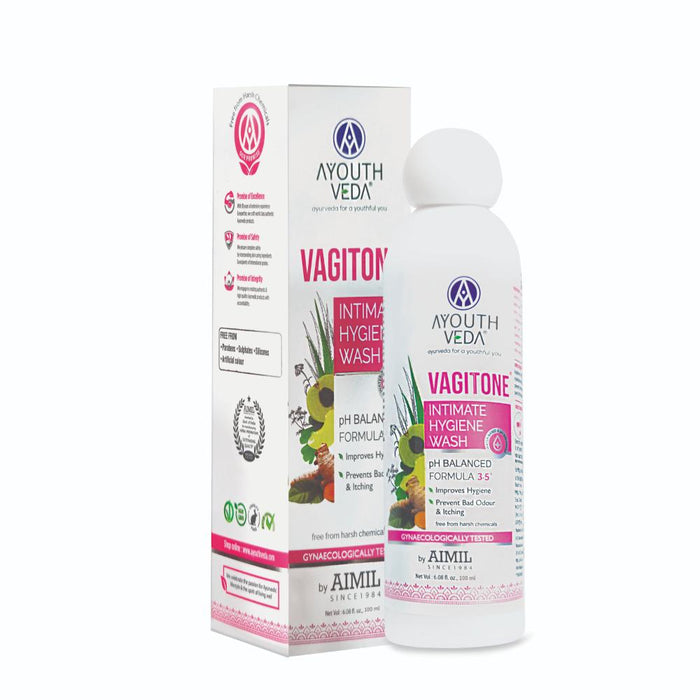 Ayouthveda Vagitone Intimate Hygiene Wash with Butea to Prevent Itchiness & Maintain Healthy Flora