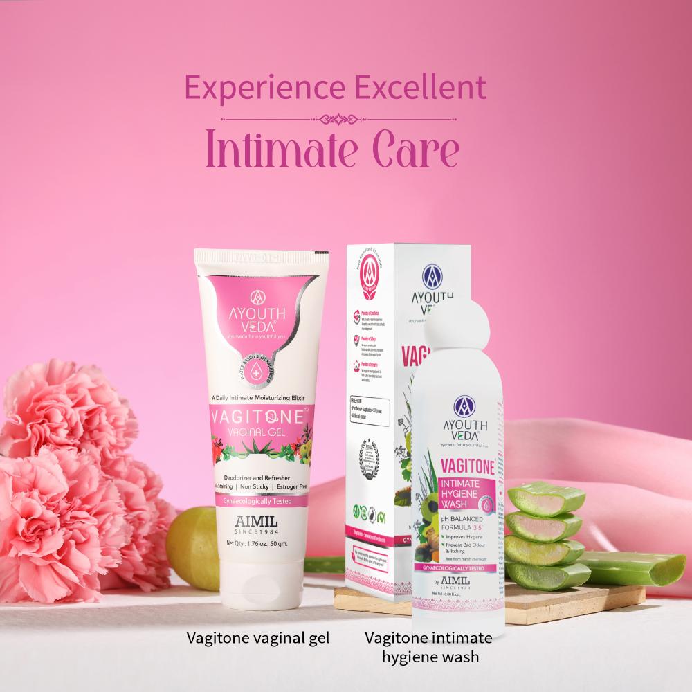 Ayouthveda Vagitone Intimate Hygiene Wash with Butea to Prevent Itchiness & Maintain Healthy Flora