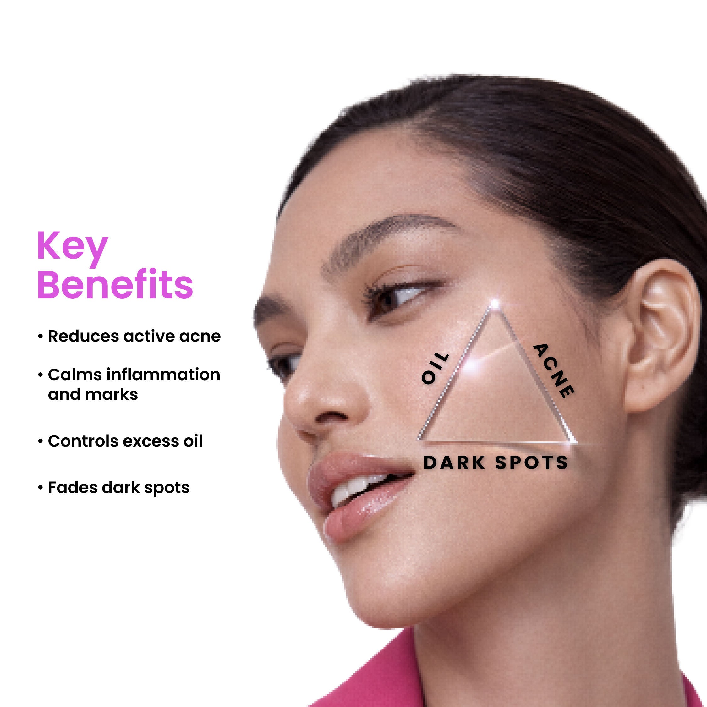 Foxtale 12% Niacinamide Brightening Face Serum, Fades Dark Spots, Acne marks & Oil Control