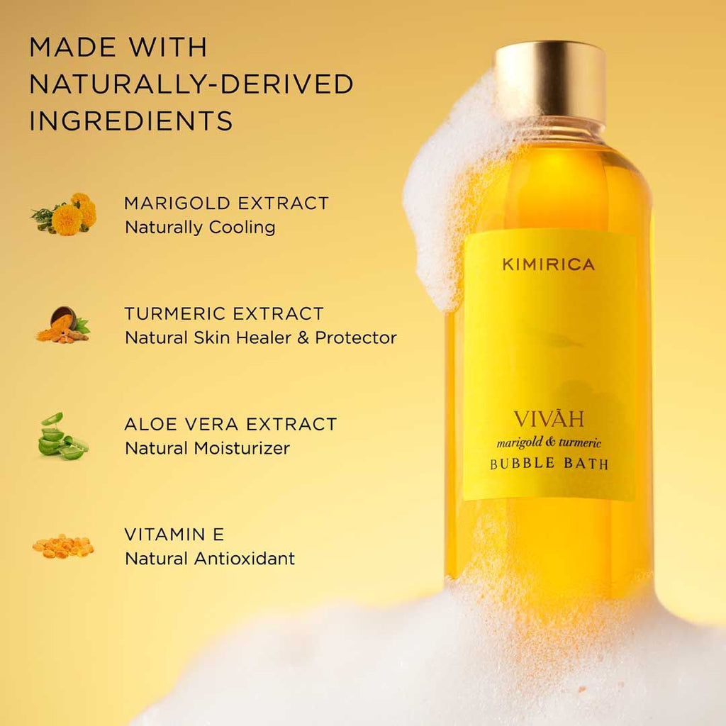 Kimirica Vivah Turmeric & Marigold Bubble Bath