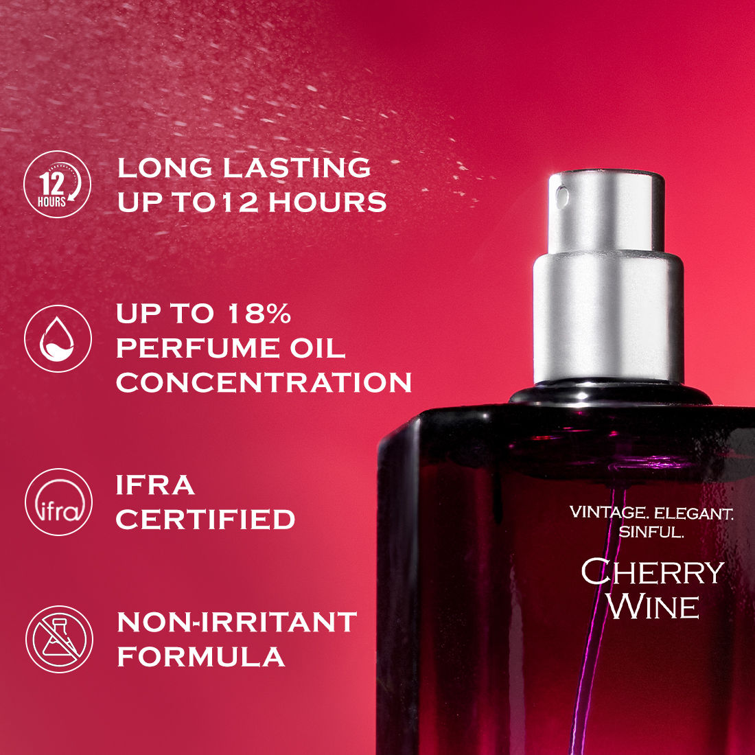MCaffeine Fien Cherry Wine Perfume For Women
