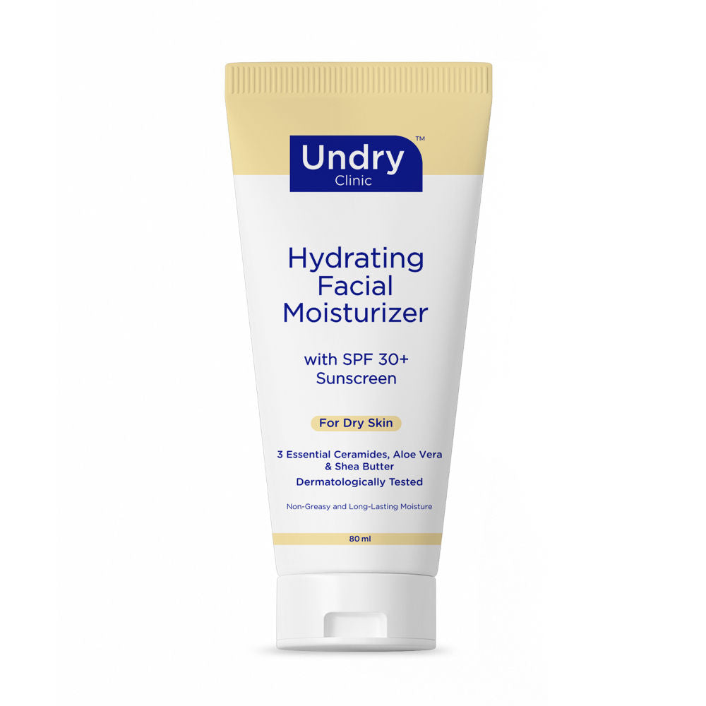 Undry Facial Moisturizer With Sunscreen SPF 30+ For Dry Skin