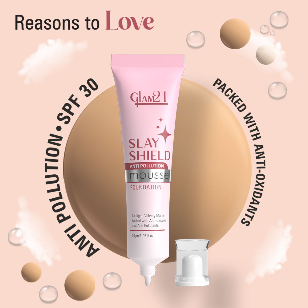 GLAM21 Slay Shield Mousse Foundation