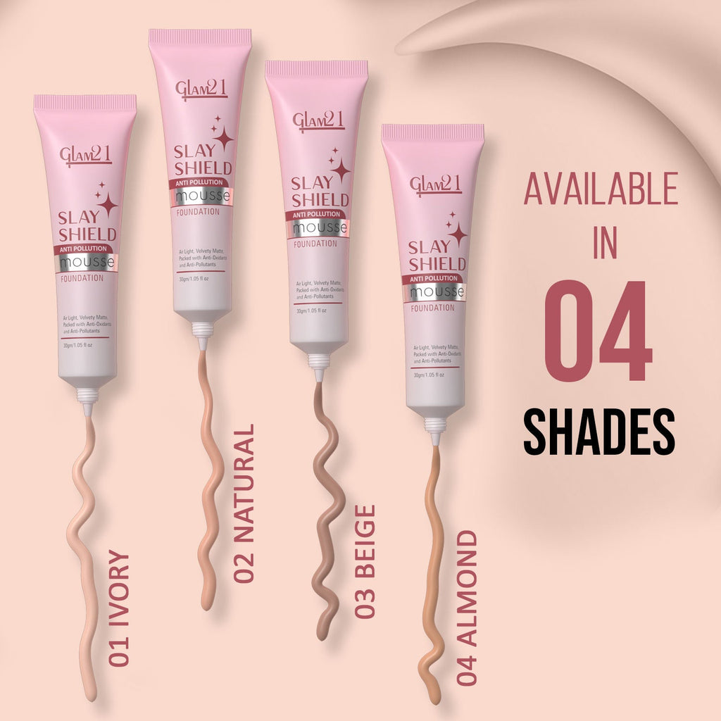 GLAM21 Slay Shield Mousse Foundation