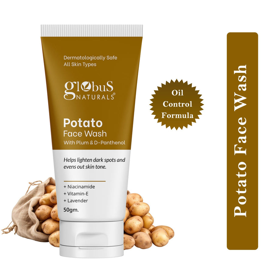 Globus Naturals Potato Face Wash With Plum & D - Panthenol