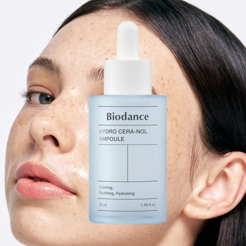 Biodance Hydro Cera-nol Ampoule, Moisturizing Korean Face Serum with Hyaluronic Acid & Ceramides
