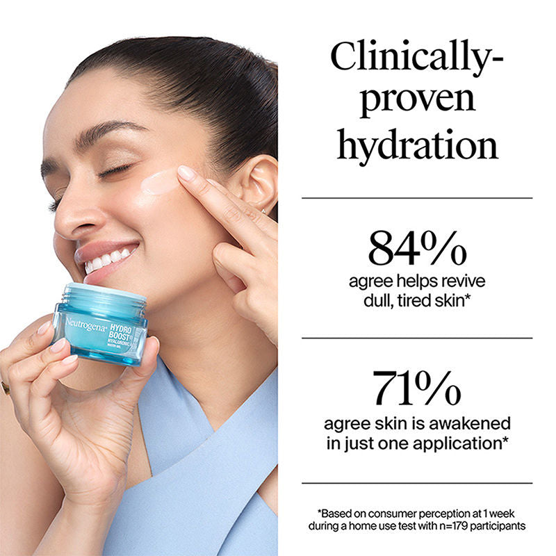 Neutrogena Hydro Boost Hyaluronic Acid Water Gel Light Face Moisturizer For Normal, Dry & Oily Skin