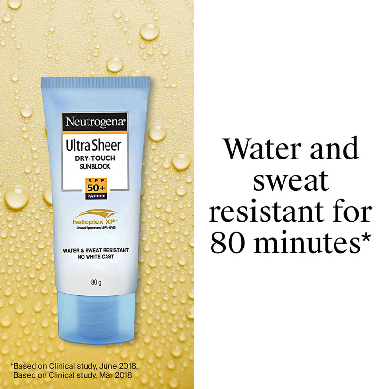 Neutrogena Ultrasheer SPF50+ PA++++ Ultra Light Moisturizing Face Sunscreen Oily & Sensitive Skin