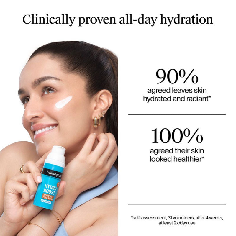Neutrogena Hydro Boost Face Sunscreen SPF50+ PA++++ Hyaluronic Acid, Niacinamide,Oily Sensitive Skin