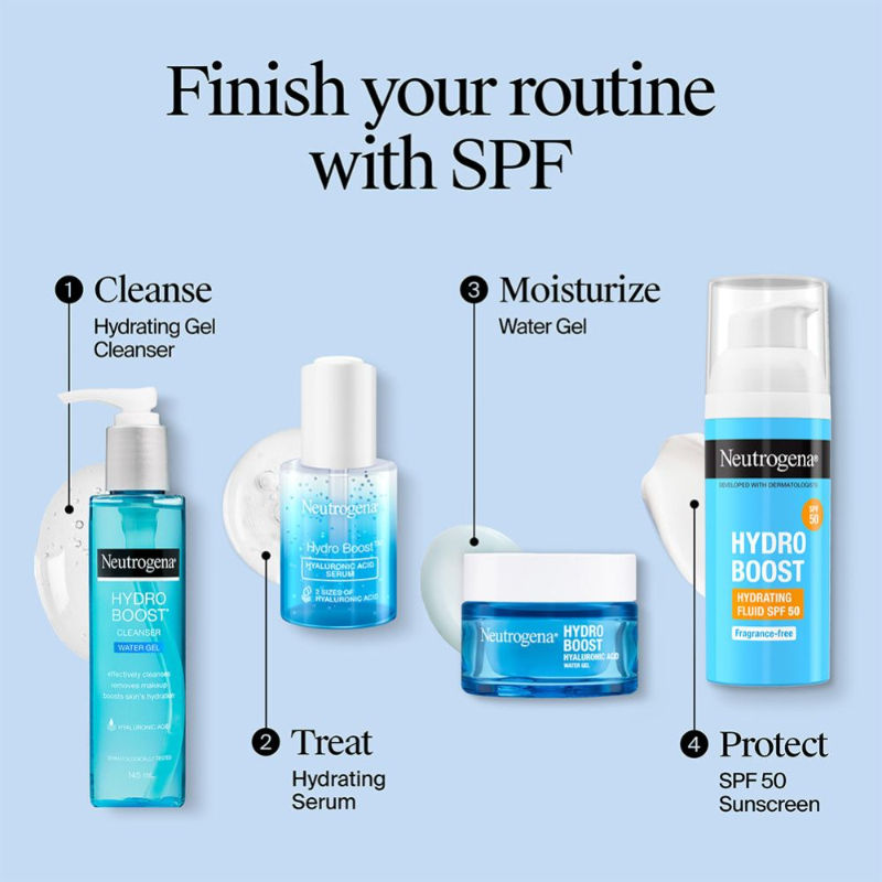 Neutrogena Hydro Boost Face Sunscreen SPF50+ PA++++ Hyaluronic Acid, Niacinamide,Oily Sensitive Skin