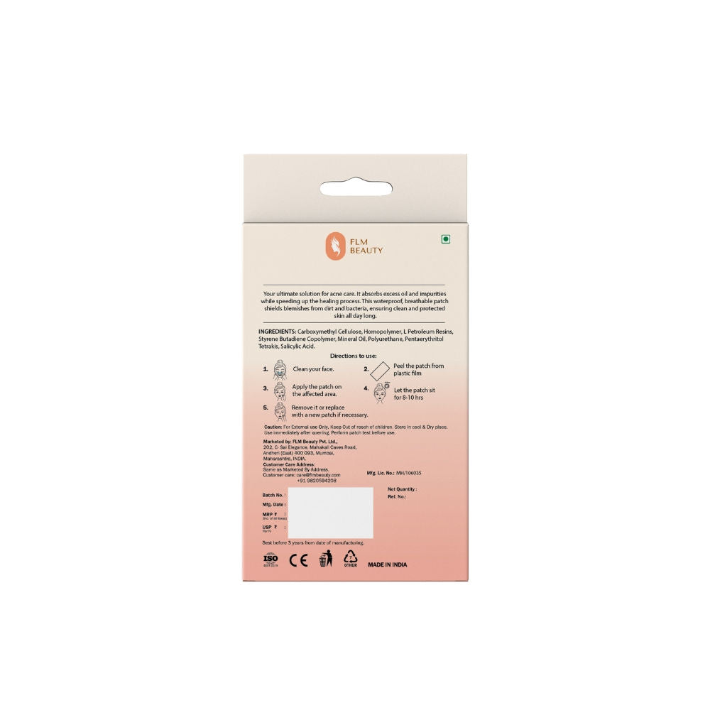 FLM Beauty Hydrocolloid Acne Pimple Patches