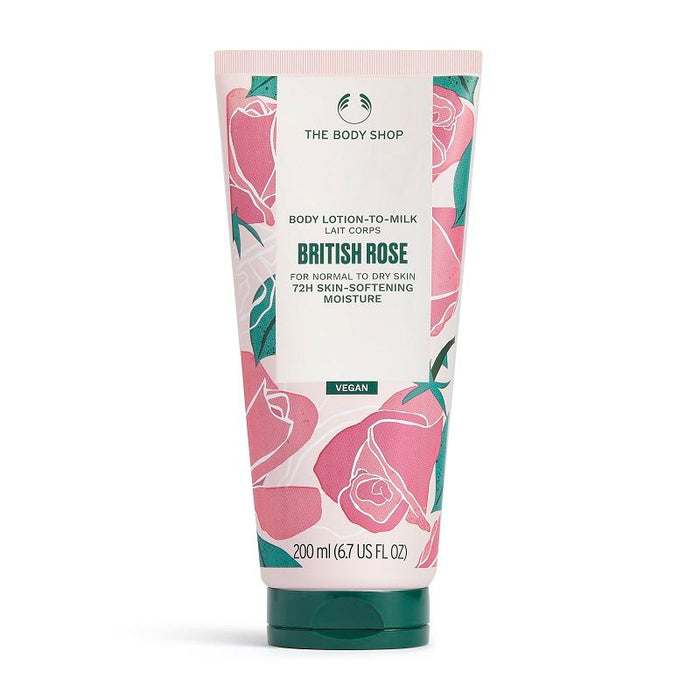 The Body Shop British Rose Lotion-To-Milk