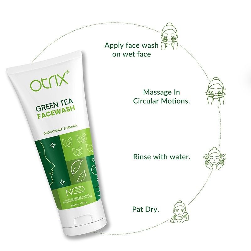 Otrix Green Tea Face Wash For Acne Control