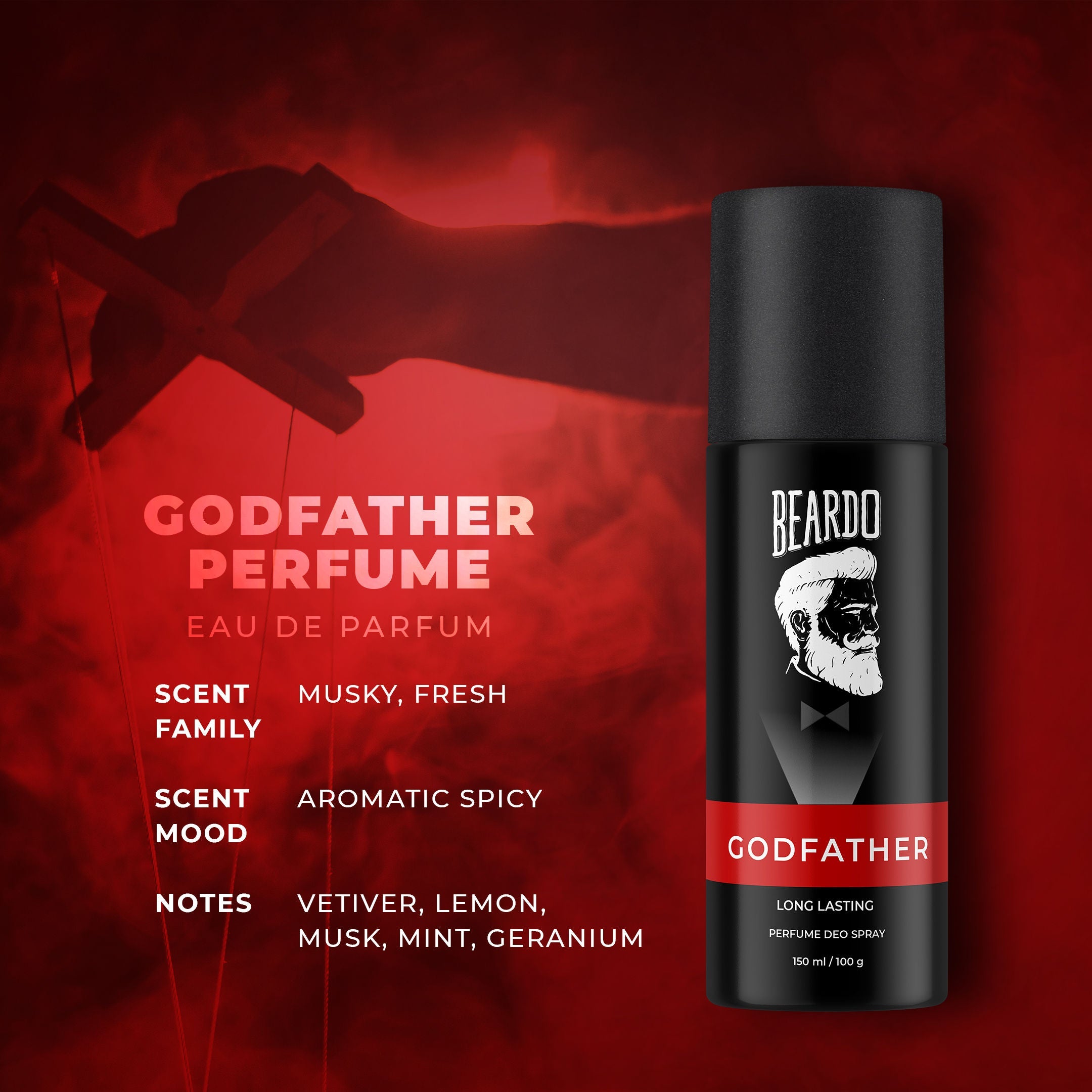 Beardo Godfather Perfume Deo Spray
