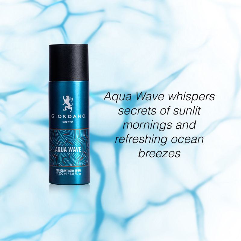 Giordano Fragrances Aqua Wave Deodorant Spray