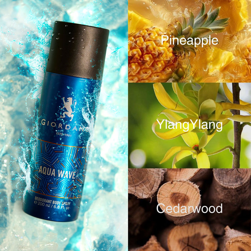 Giordano Fragrances Aqua Wave Deodorant Spray