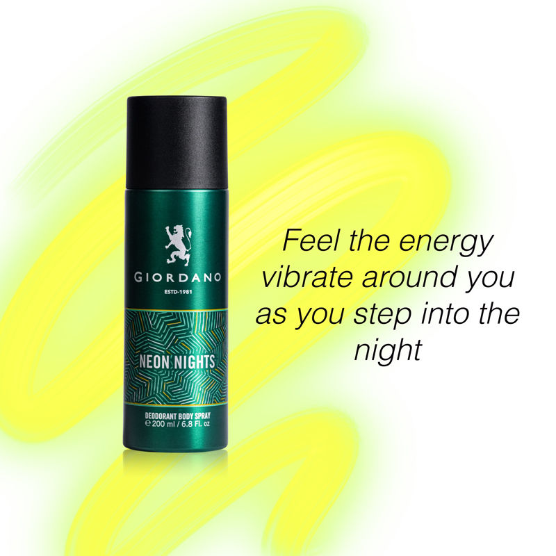 Giordano Fragrances Neon Nights Deodorant Spray
