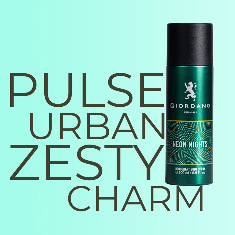 Giordano Fragrances Neon Nights Deodorant Spray