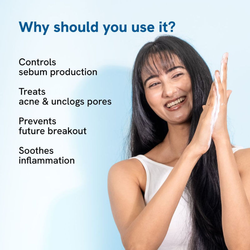 Be Bodywise 2% Salicylic Acid Face Wash for Deep Cleaning, Acne Defense & Excess Oil Removal