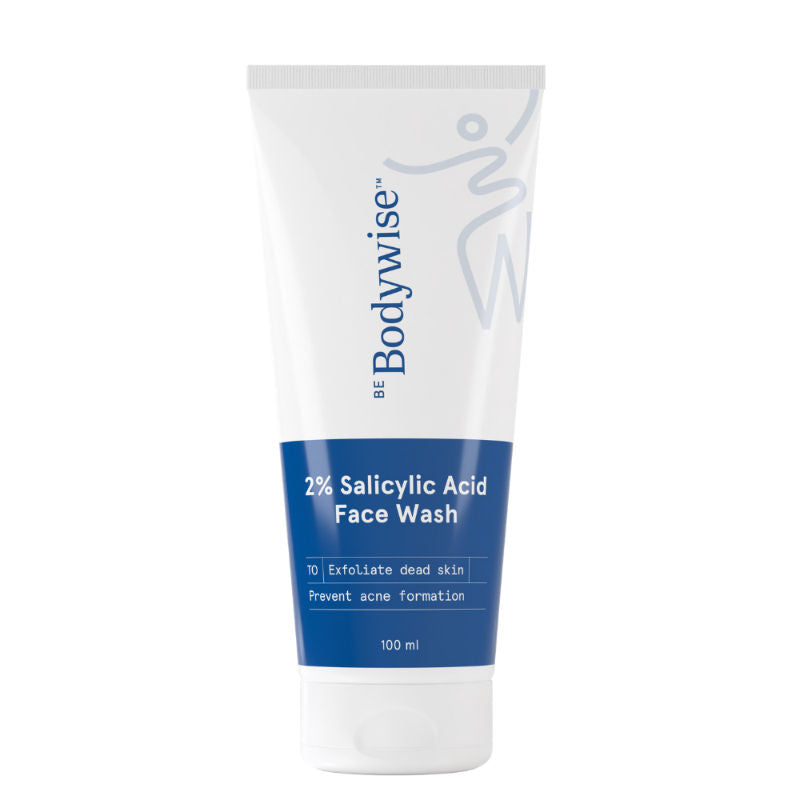 Be Bodywise 2% Salicylic Acid Face Wash for Deep Cleaning, Acne Defense & Excess Oil Removal
