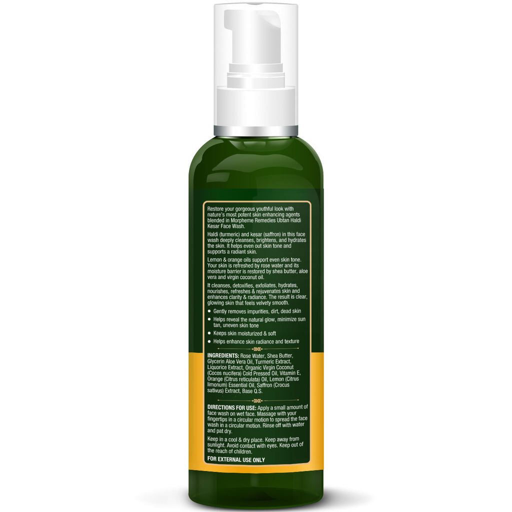Morpheme Remedies Ubtan Haldi Kesar Face Wash