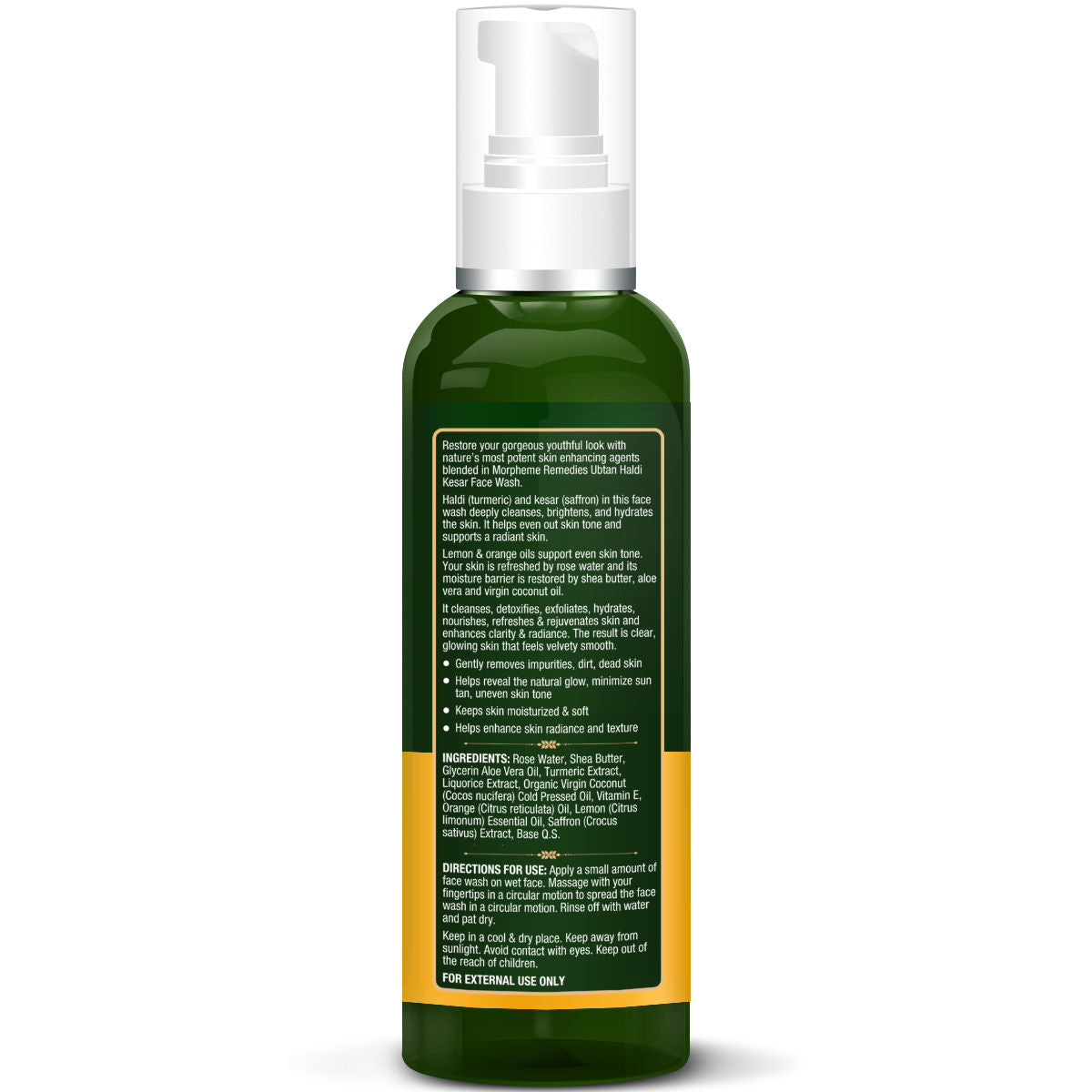Morpheme Remedies Ubtan Haldi Kesar Face Wash