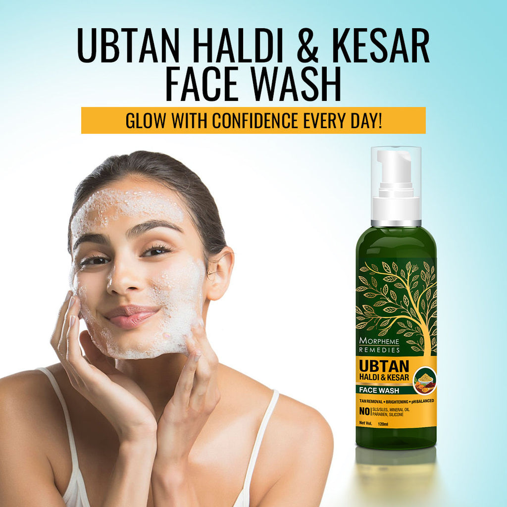 Morpheme Remedies Ubtan Haldi Kesar Face Wash