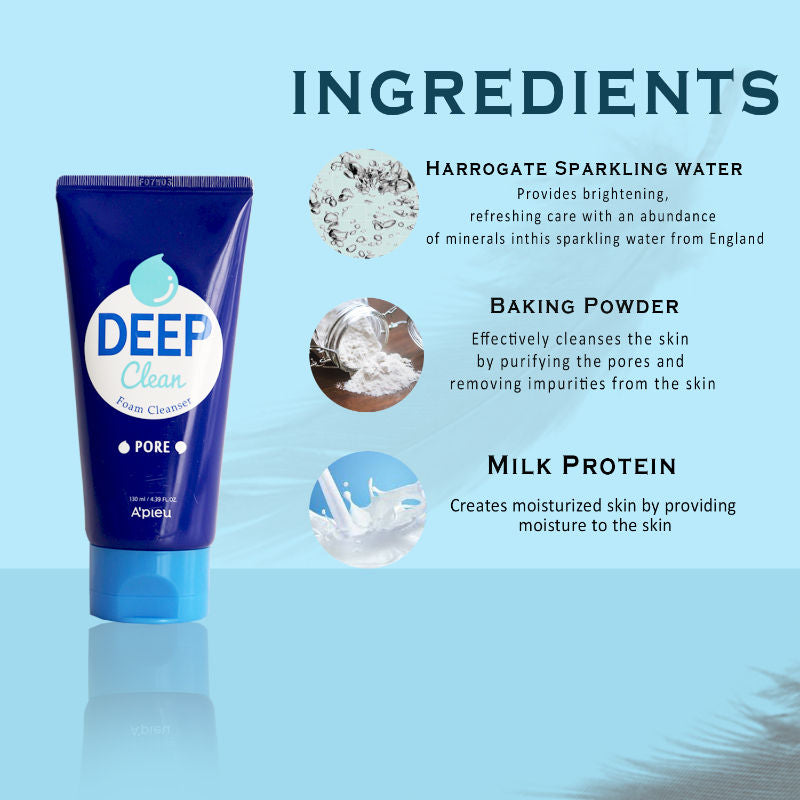 Apieu Deep Clean Foam Cleanser - Pore