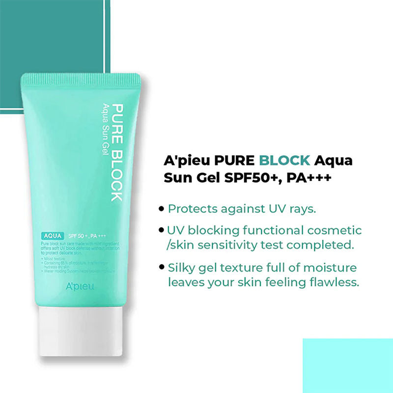 Apieu Pure Block Aqua Sun Gel SPF50+ PA+++