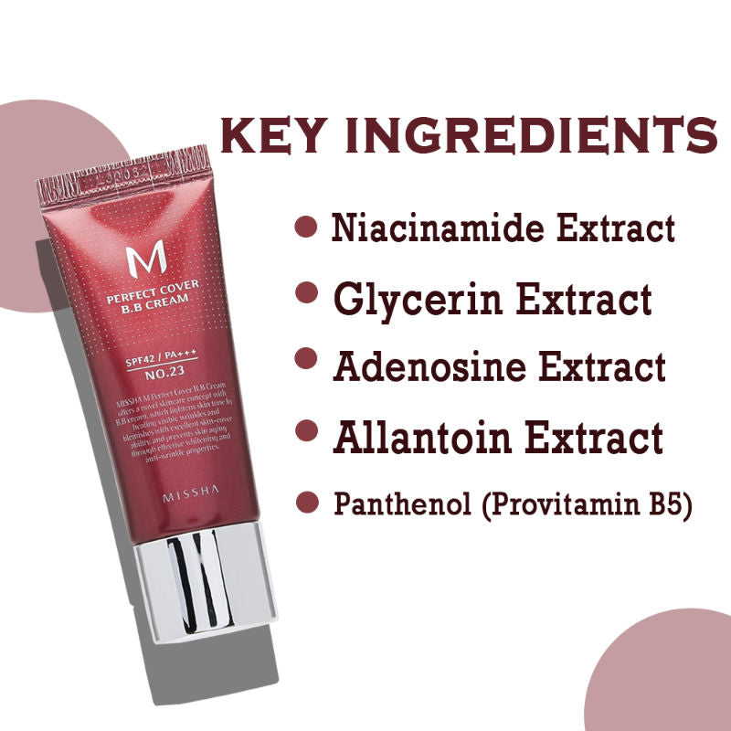 Missha M Perfect Cover BB Cream SPF42/PA+++ [No.23]