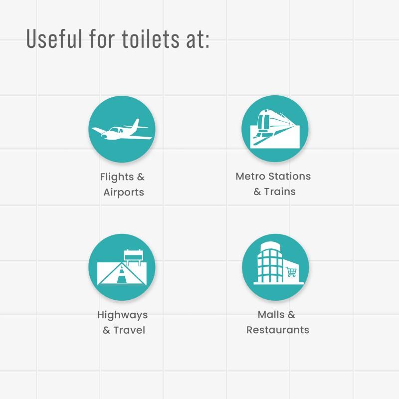 Peebuddy Disposable Toilet Seat Covers, No Direct Contact With Unhygienic Seats, Easy To Dispose