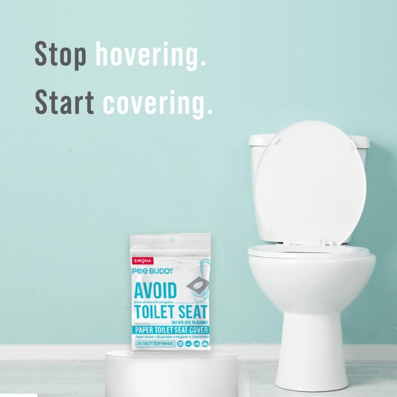 Peebuddy Disposable Toilet Seat Covers, No Direct Contact With Unhygienic Seats, Easy To Dispose