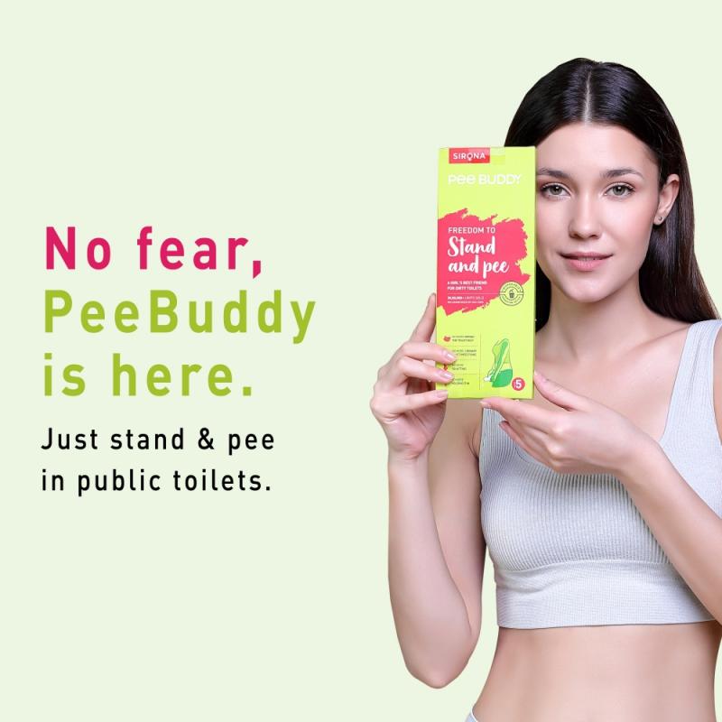 Peebuddy Disposable Female Urination Device For Women, Portable, Leak-Proof Stand And Pee Funnels