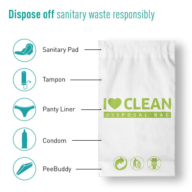 Sirona Oxo-Degradable Sanitary Disposal Bags