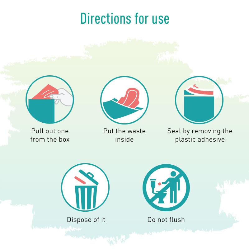 Sirona Oxo-Degradable Sanitary Disposal Bags
