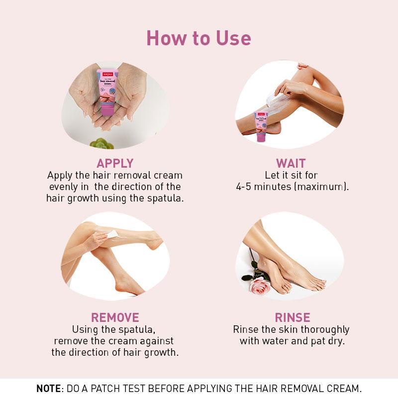 Sirona Talc Free Hair Removal Cream For Dry & Sensitive Skin With Aloevera, Vitamin E & Shea Butter