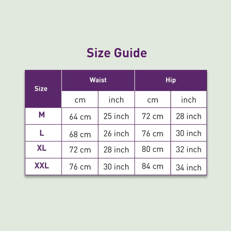 Sirona Reusable Period Panties (2XL), Leak Proof Protection For Periods, Urinary & Vaginal Discharge