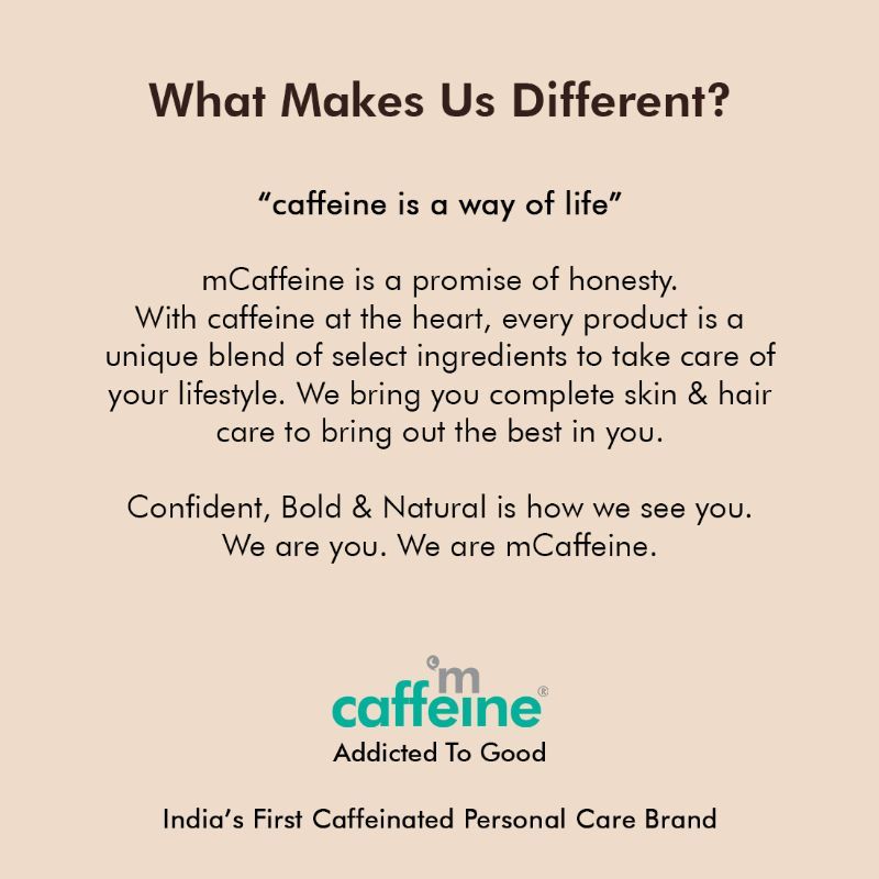MCaffeine Coffee Lip Scrub for Chapped & Pigmented Lips - Natural, Vegan & Beeswax Free