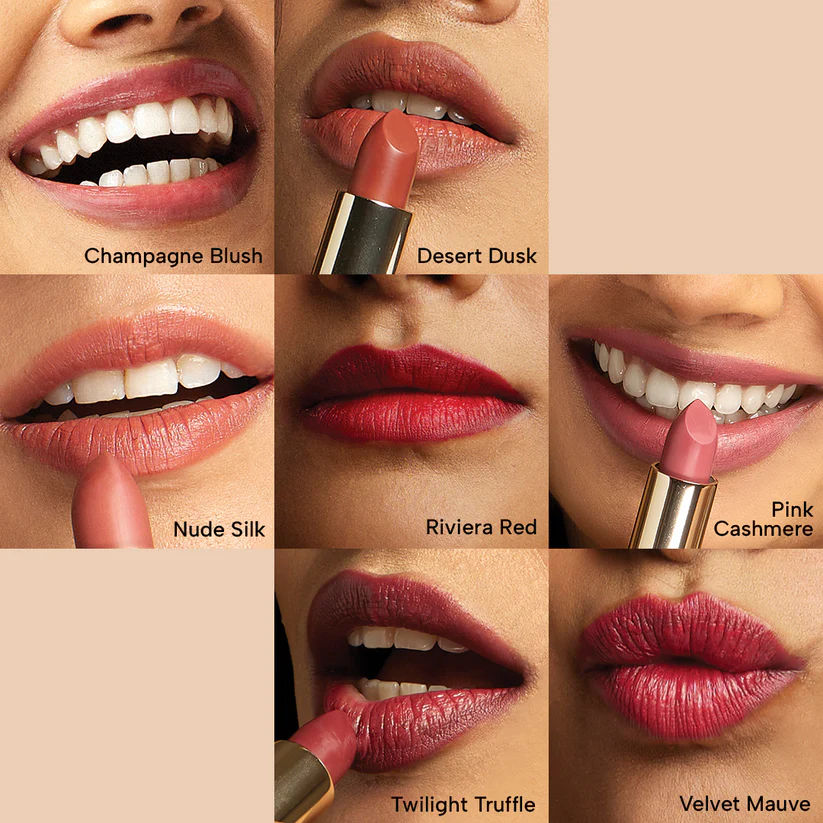 Ras Luxury Oils Lumiere Satin Matte Lipstick - Pink Cashmere - Pink Lipstick