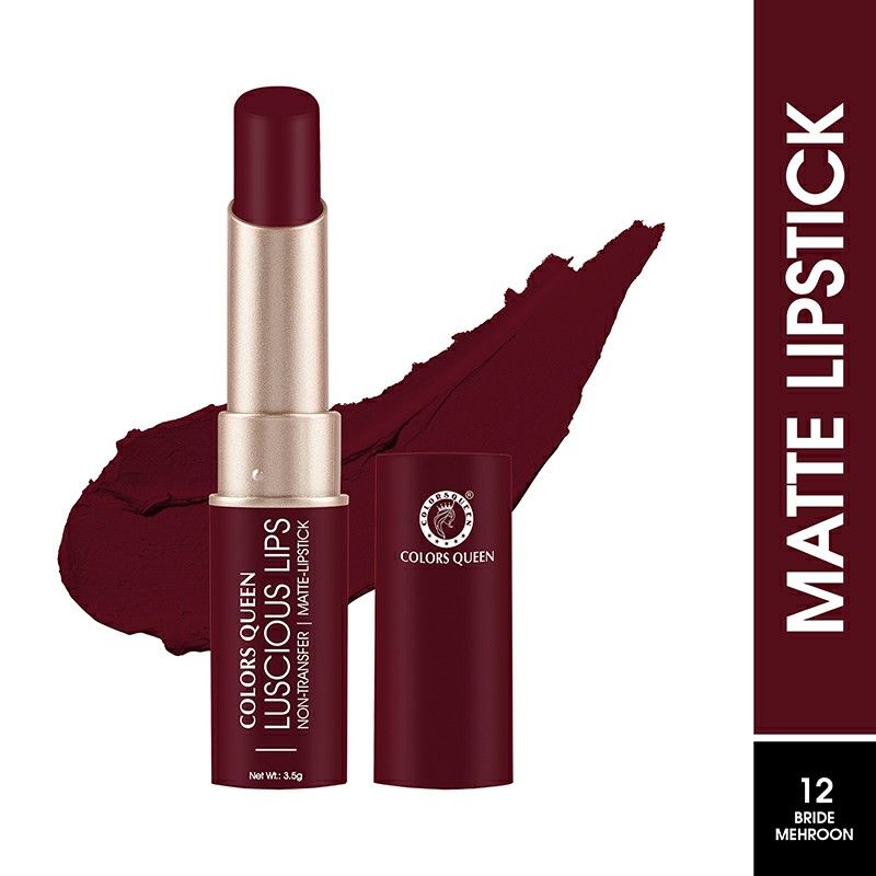 Colors Queen Luscious Lips Non Transfer Matte Lipstick