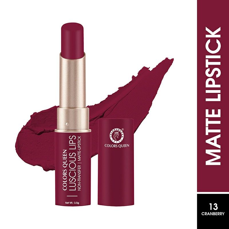 Colors Queen Luscious Lips Non Transfer Matte Lipstick