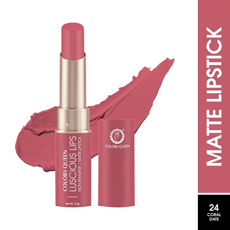 Colors Queen Luscious Lips Non Transfer Matte Lipstick