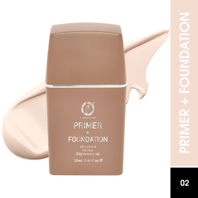 Colors Queen Primer + Foundation for Oil Control Brightening Skin